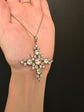 LATE GEORGIAN PASTE CROSS PENDANT