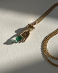 EARLY 19TH CENTURY 15CT GOLD HAND PENDANT