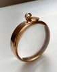 ANTIQUE LARGE 15CT GOLD & CRYSTAL LOCKET