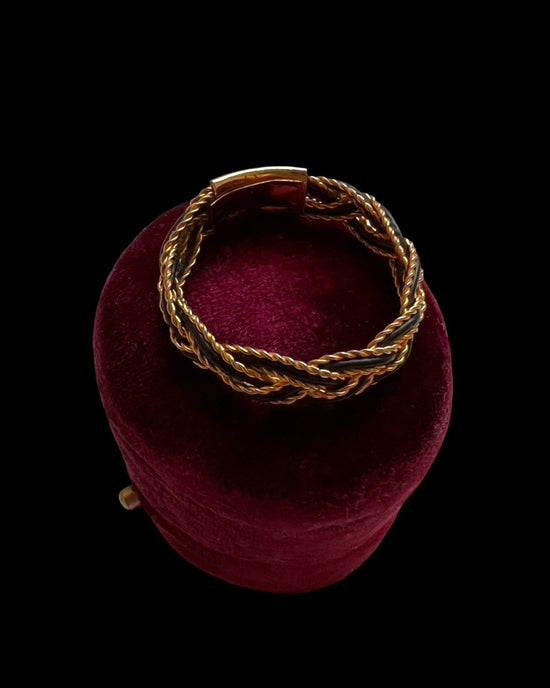 VICTORIAN ELEPHANT HAIR RING