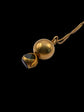 VICTORIAN 18CT GOLD ORB LOCKET WITH CONCEALED SPINNER FOB