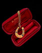 ANTIQUE DIAMOND & SAPPHIRE HORSESHOE PENDANT