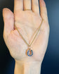 ANTIQUE NATURAL SAPPHIRE HORSESHOE PENDANT