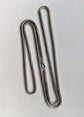 VICTORIAN SILVER SNAKE LINK CHAIN