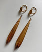 GEORGIAN HIGH CARAT GOLD TORPEDO EARRINGS