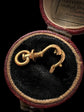 19TH CENTURY SMALL FRENCH 18CT GOLD TWIST DOG CLIP