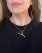 VICTORIAN 15CT GOLD HORSE LEG PENDANT