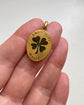 19TH CENTURY FRENCH PLIQUE-A-JOUR ‘SANS LUY RIEN’ 18CT GOLD PENDANT