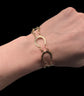 VINTAGE 9CT GOLD HORSESHOE BRACELET