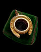 ANTIQUE 9CT GOLD & PASTE HORSESHOE PENDANT