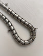 VICTORIAN SILVER SNAKE LINK CHAIN