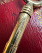 VICTORIAN LARGE 15CT GOLD BRAMAH KEY PENDANT