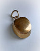 VICTORIAN 15CT GOLD & TURQUOISE HORSE HOOF PENDANT