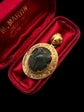 VICTORIAN SCARAB BEETLE & 15CT GOLD PENDANT