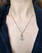 VICTORIAN PLATINUM & GOLD ANCHOR PENDANT