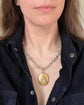 ANTIQUE DIAMOND ANCHOR 18CT GOLD LOCKET