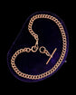 ANTIQUE HEAVY 9CT GOLD CURB ALBERT CHAIN