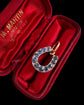ANTIQUE NATURAL SAPPHIRE HORSESHOE PENDANT