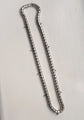 VICTORIAN SILVER SNAKE LINK CHAIN