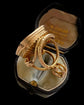 EARLY 19TH CENTURY TRIPLE SNAKE FOB PENDANT