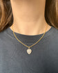 ANTIQUE DIAMOND HEART PENDANT