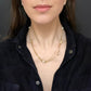 ART NOUVEAU CAGED BAROQUE PEARL CHAIN