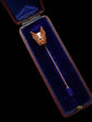 ANTIQUE ENAMEL ‘FRENCHIE’ DOG STICK PIN