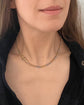 ANTIQUE 18CT GOLD & PLATINUM BI-COLOUR CURB CHAIN