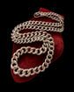 ANTIQUE CHUNKY SILVER CURB CHAIN