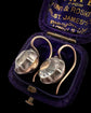 GEORGIAN PASTE SINGLE STONE EARRINGS
