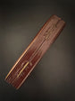 RICH BROWN LEATHER RECTANGULAR MULTI RING BOX