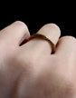 GEORGIAN 15CT GOLD OUROBOROS SPLIT RING