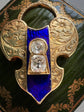 VICTORIAN 18CT GOLD & DIAMOND HEART PADLOCK