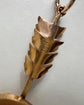 VICTORIAN 15CT GOLD HORSESHOE & ARROW PENDANT