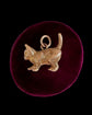 20TH CENTURY 9CT GOLD CAT CHARM