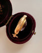 ANTIQUE 9CT GOLD & PASTE HORSESHOE PENDANT