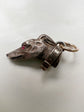 VICTORIAN SILVER DOG HEAD PENDANT