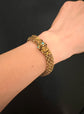 GEORGIAN 15CT BRACELET WIRH AN EXCEPTIONAL TURQUOISE SET CLASP