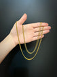 19TH CENTURY FRENCH 18CT GOLD FOXTAIL CHAIN