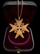 EARLY 19TH CENTURY FILIGREE MALTESE CROSS PENDANT