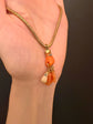 19TH CENTURY CORAL HAND PENDANT