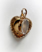 VICTORIAN 9CT GOLD PUFFY HEART LOCKET PENDANT