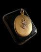ANTIQUE DIAMOND ANCHOR 18CT GOLD LOCKET