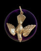 ANTIQUE 15CT GOLD DOVE BIRD PENDANT