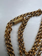A FINE GEORGIAN TEXTURED BELCHER GUARD CHAIN