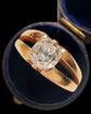 ANTIQUE OLD CUT DIAMOND & 18CT GOLD RING