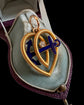 VICTORIAN 15CT GOLD HEART & ANCHOR PENDANT