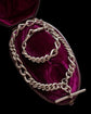 ANTIQUE CHUNKY SILVER ALBERT CHAIN