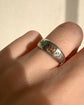 ANTIQUE SILVER & ENAMEL ‘I ASK NO MORE’ RING