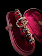 VICTORIAN DIAMOND HORSESHOE AND GARNET BROOCH
